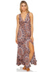 Luli Fama La Reina Del Sur V Neck Long Dress